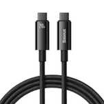 Kabel USB C - USB C 480Mb/s 240W 2m Baseus Tungsten Gold - czarny