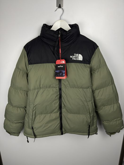 Nowa khaki kurtka puchowa zimowa TNF Nuptse 700 rozmiar M