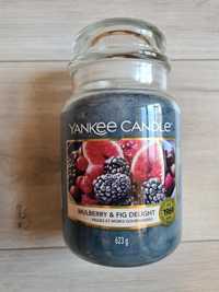 Świeczka Yankee Candle Mulberry & Fig Delight oryginalna NOWA