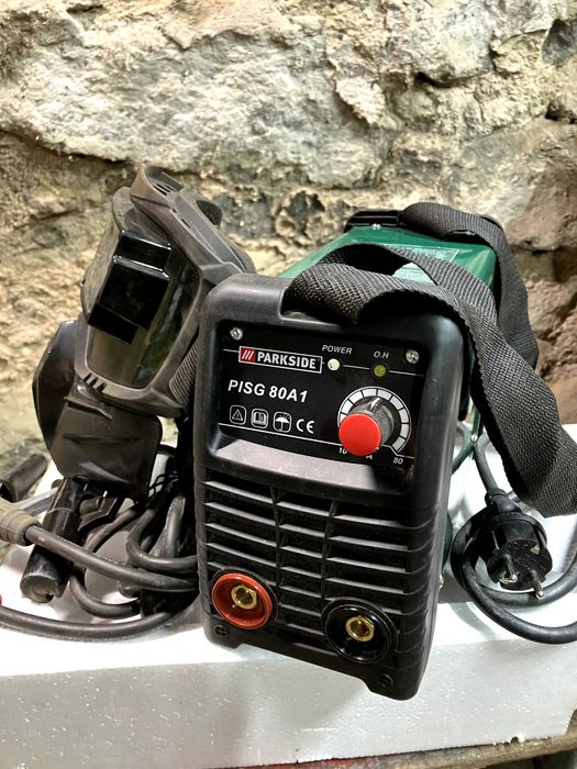 Зварювальний апарат інверторний Parkside PISG 80 A1 + маска-хамелеон