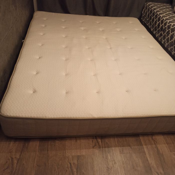 Ikea HESSENG Materac sprężynowy twardy 160x200 +materac IKEA Tromsdale