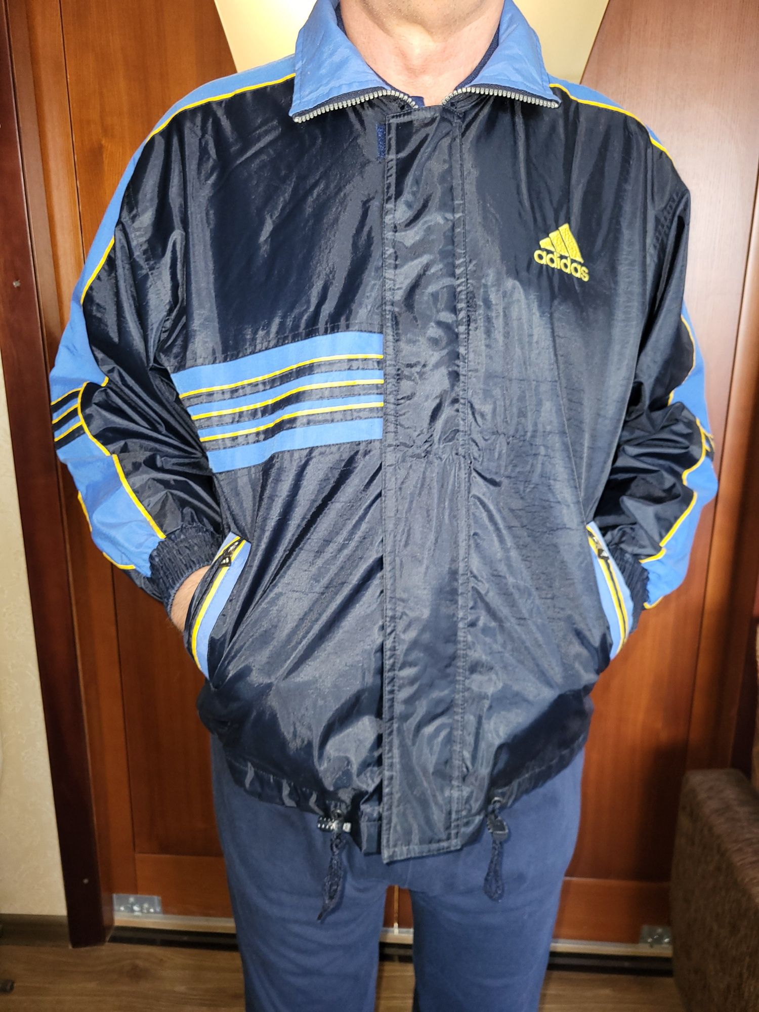 Куртка мужская осень/весна, размер 48, рост 168см, с подстёжкой, б/у