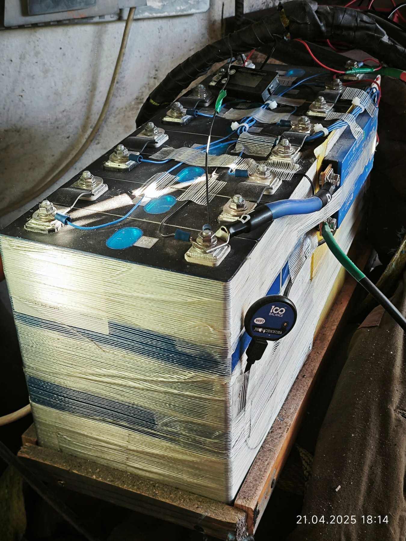 Аккумуляторная сборка LiFePO4 на 230 Ач + BMS 150А