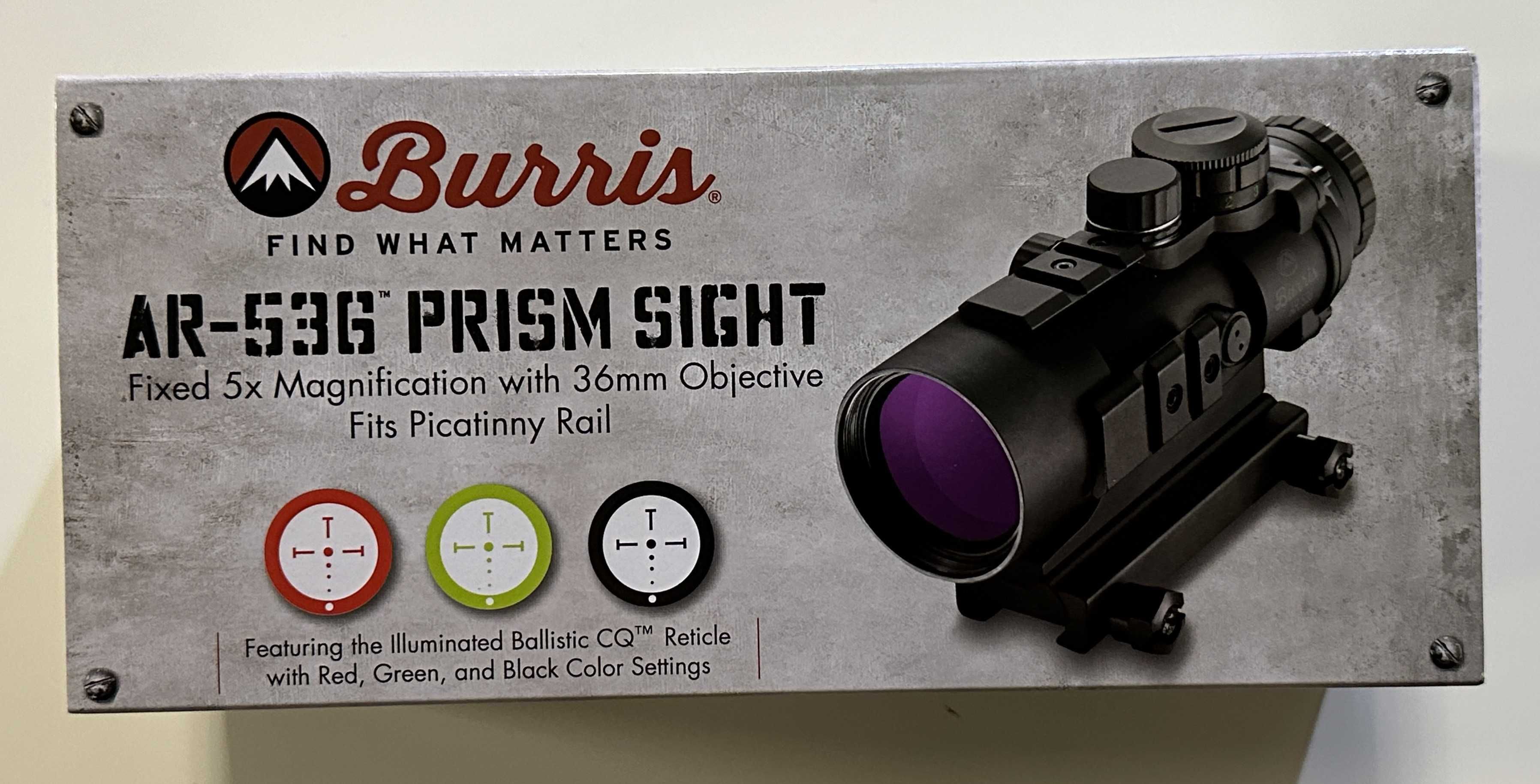 Прицел коллиматорный Burris AR-536 5x36mm  США 5-х кратное увеличение