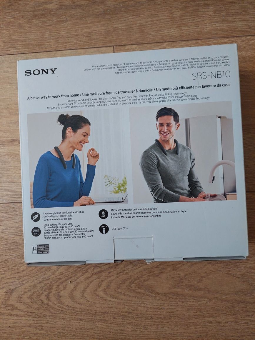 Auscultadores Coluna Neck Band Sony