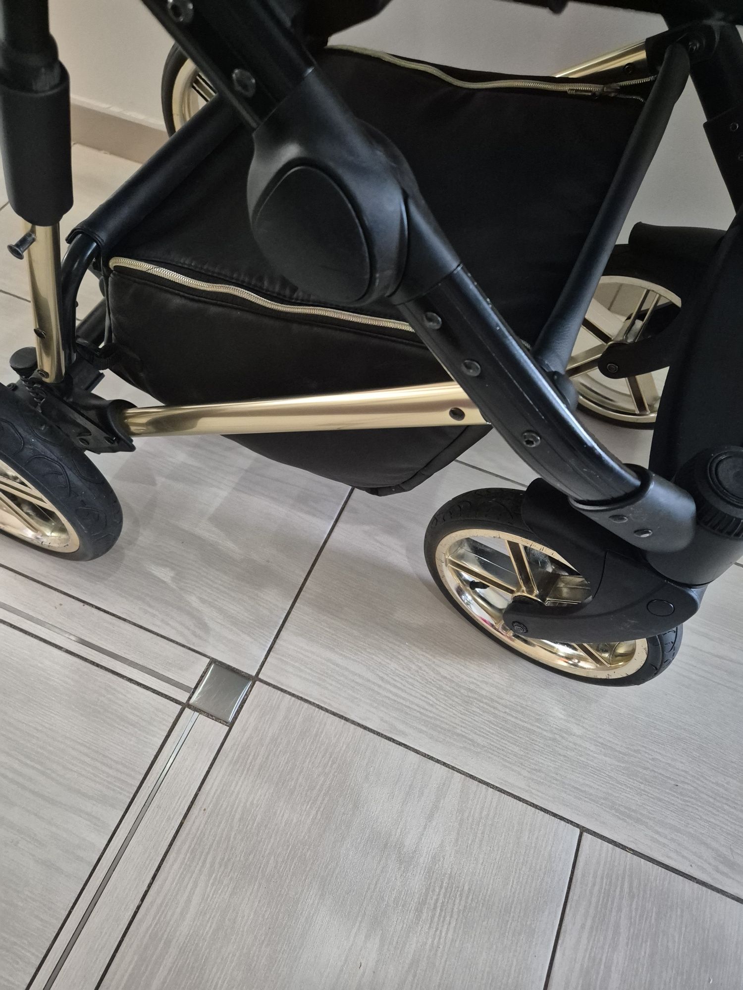 Wózek Adbor OXV-3d czarno-złoty
