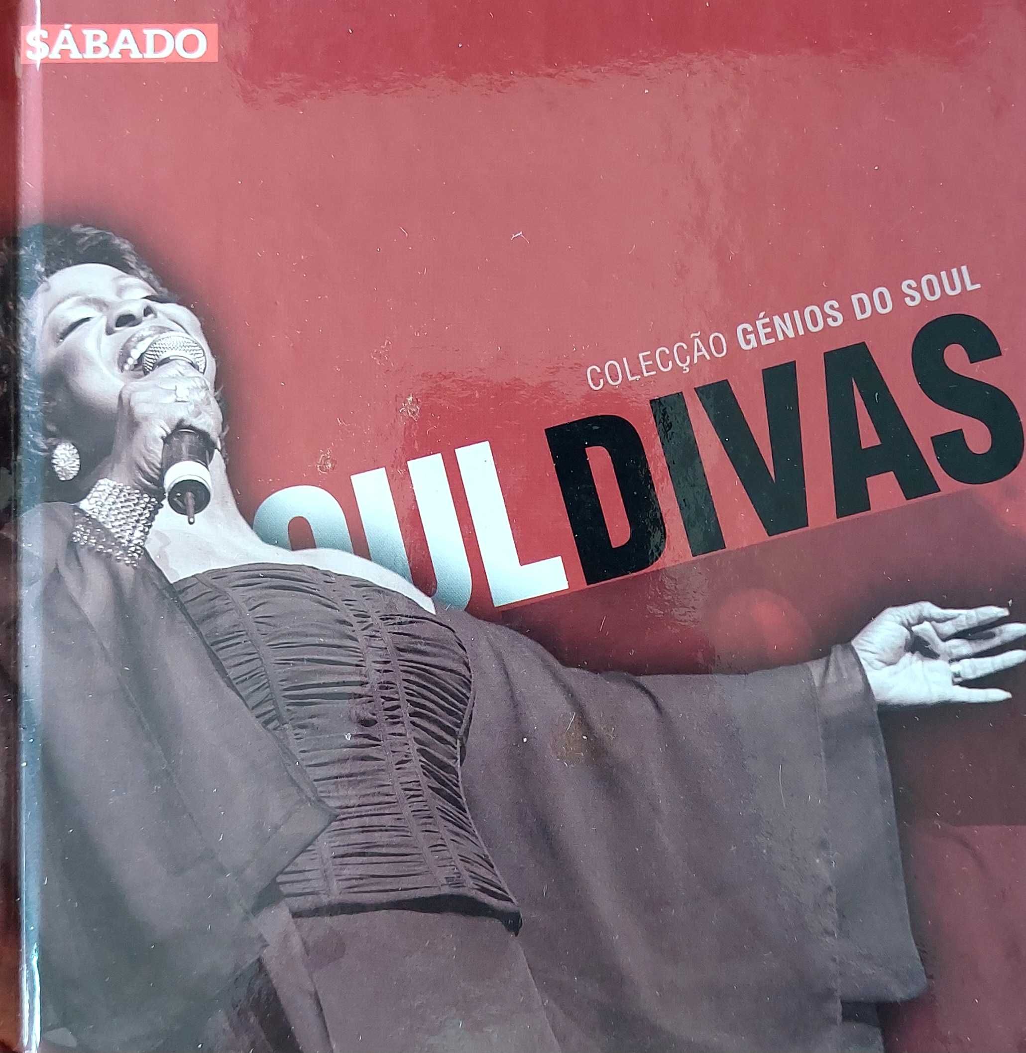 CDs da coleção Génios do Soul