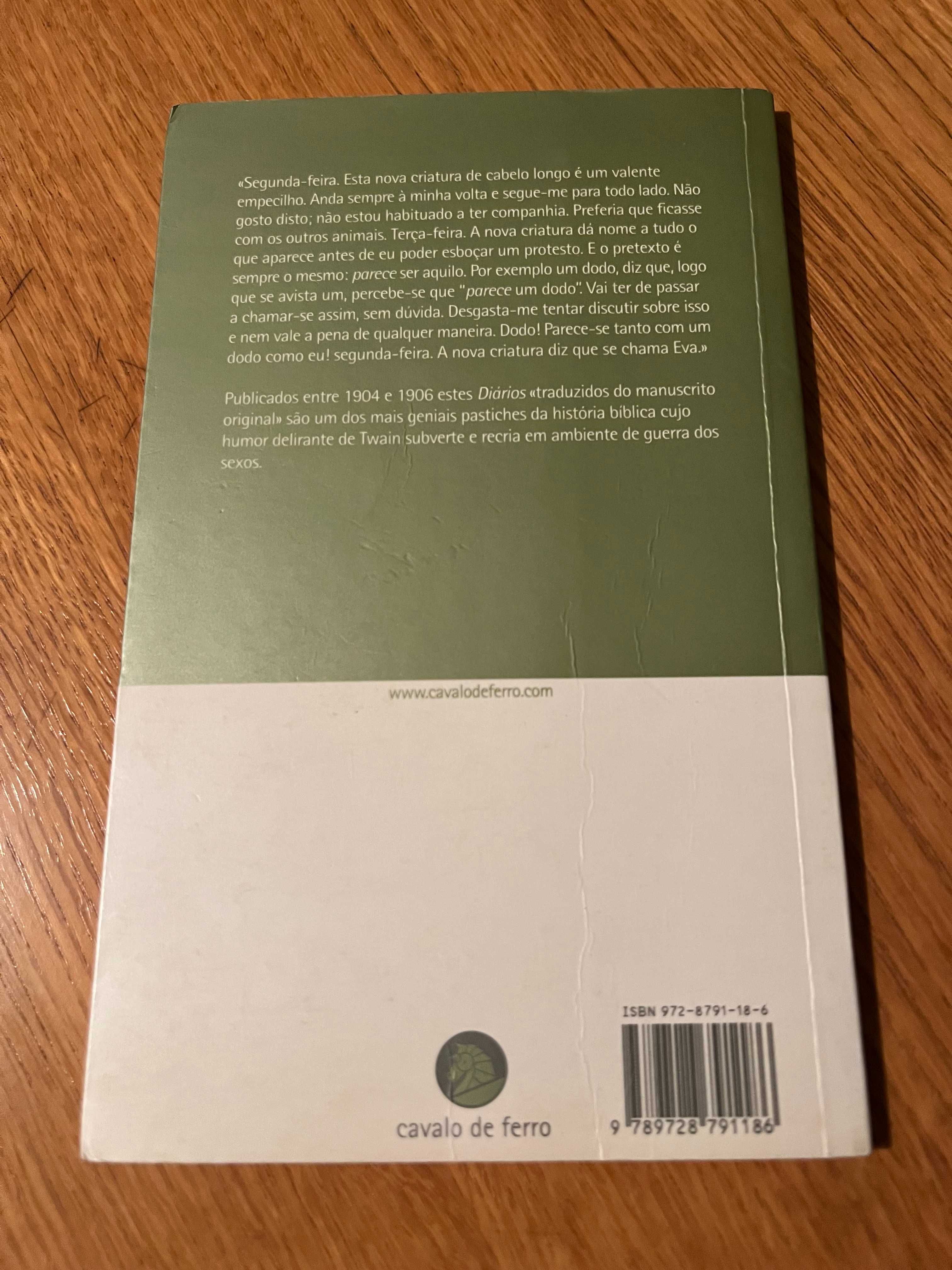 Excertos dos diários de Adão e Eva      MARK TWAIN