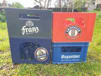 Grades vazia cerveja Erdinger. Monchshof. Augustiner........