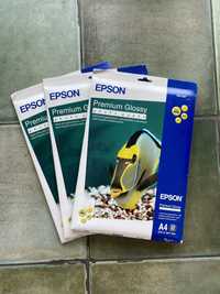 3 opakowania Epson Premium Glossy Photo Paper A4