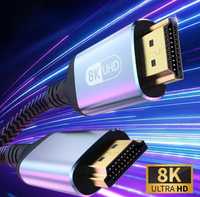 Kabel HDMI 2.1 , 8K 60Hz, 4K 120Hz ,48Gbps EARC HDCP Ultra High