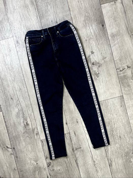 Guess skinny high джинсы штаны 26 размер с лампасами подростковые