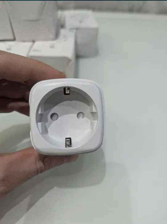 Розетка WIFI для водонагрівачів Tuya EU 20A з МОНІТОРИНГОМ ПОТУЖНОСТІ