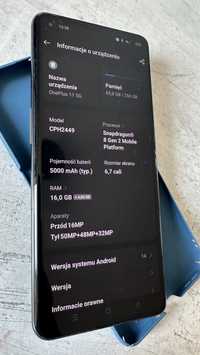 Oneplus 11 5G 16/256 GB czarny, jak nowy
