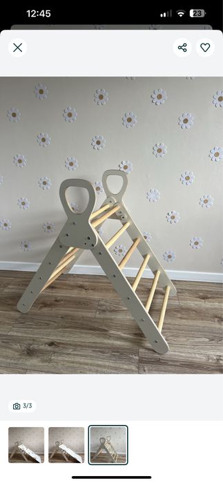 Drabinka z uchwytami + zjeżdżalnia Juupi