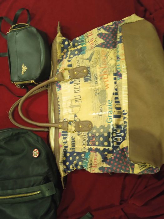 Сумка -газета кожа ручки дно Маленькая женская сумочка Рюзкак