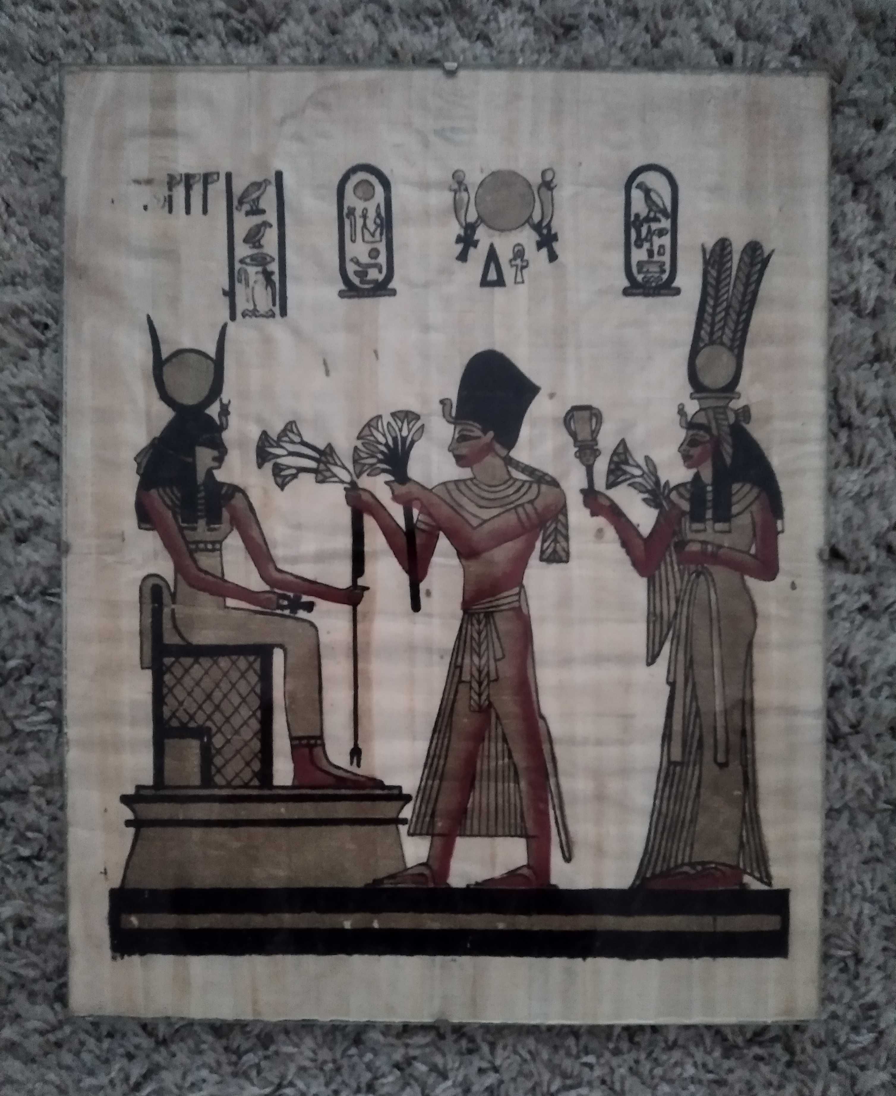 Papirus egipski w antyramie 28x35