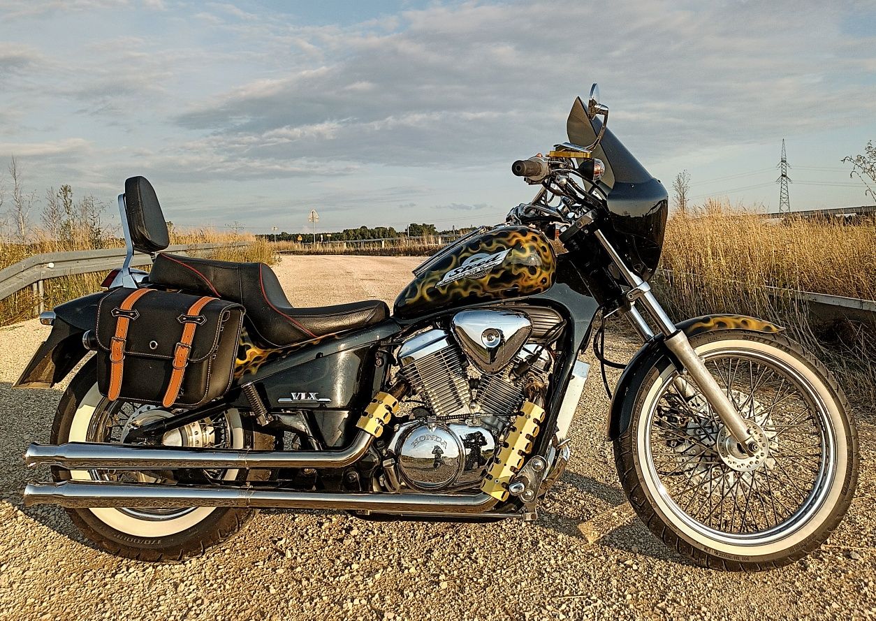 Honda vlx400 Steed custom aerograf jak vt600 shadow doinwestowany
