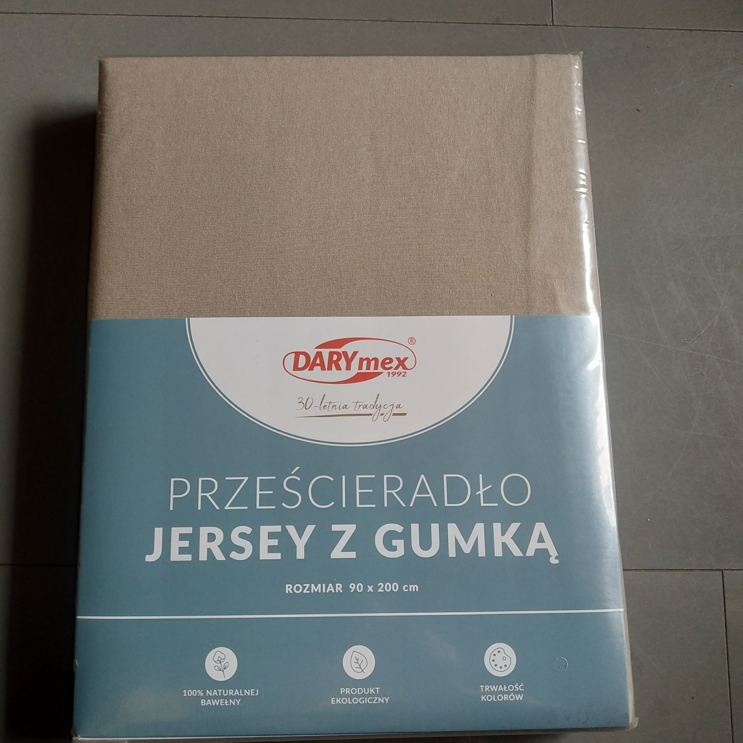 Prześcieradło jersey z gumką 90x200