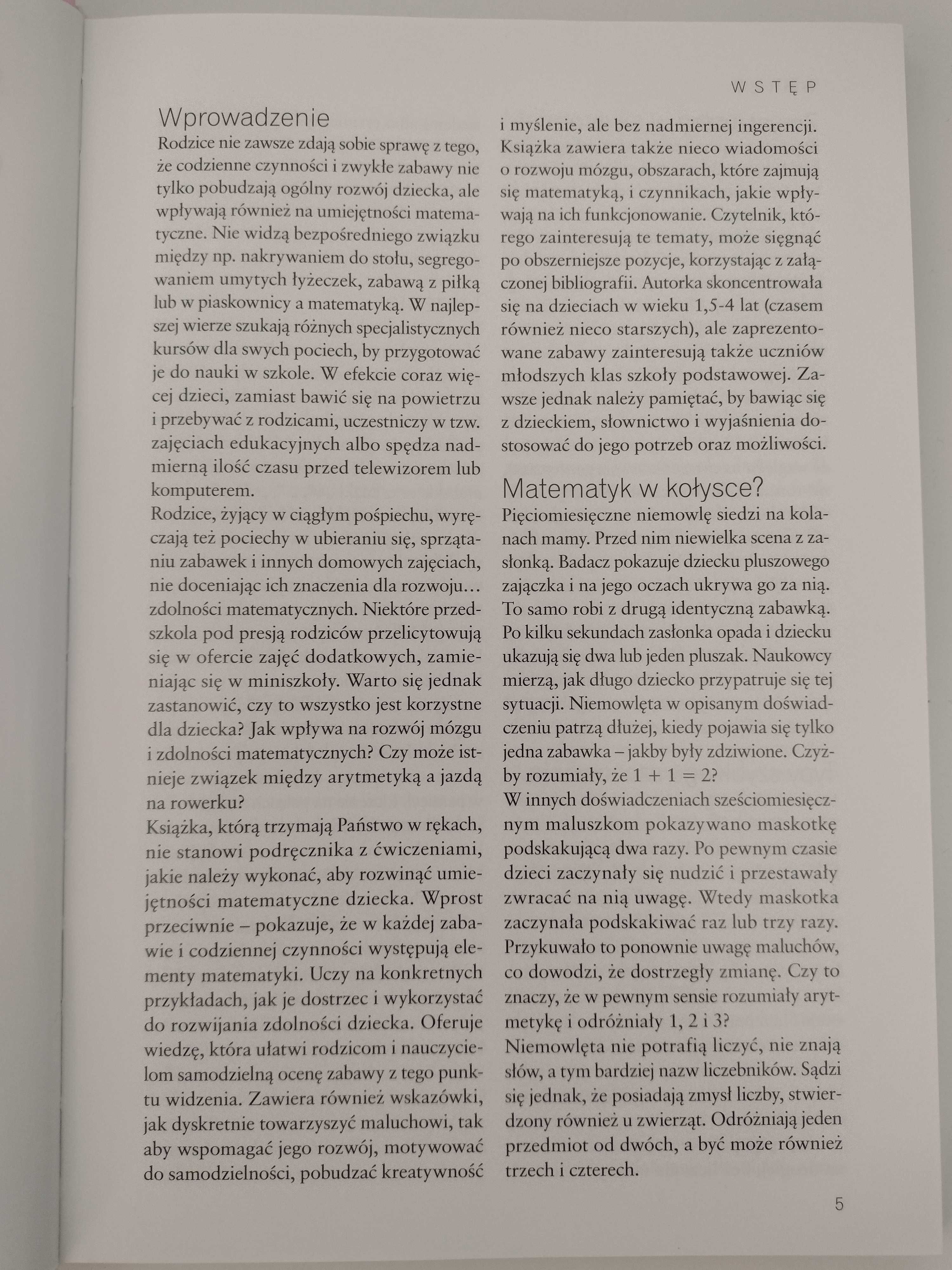 Książka pt. "Urodzony matematyk" zabawy rozwijające zdolności umysłowe