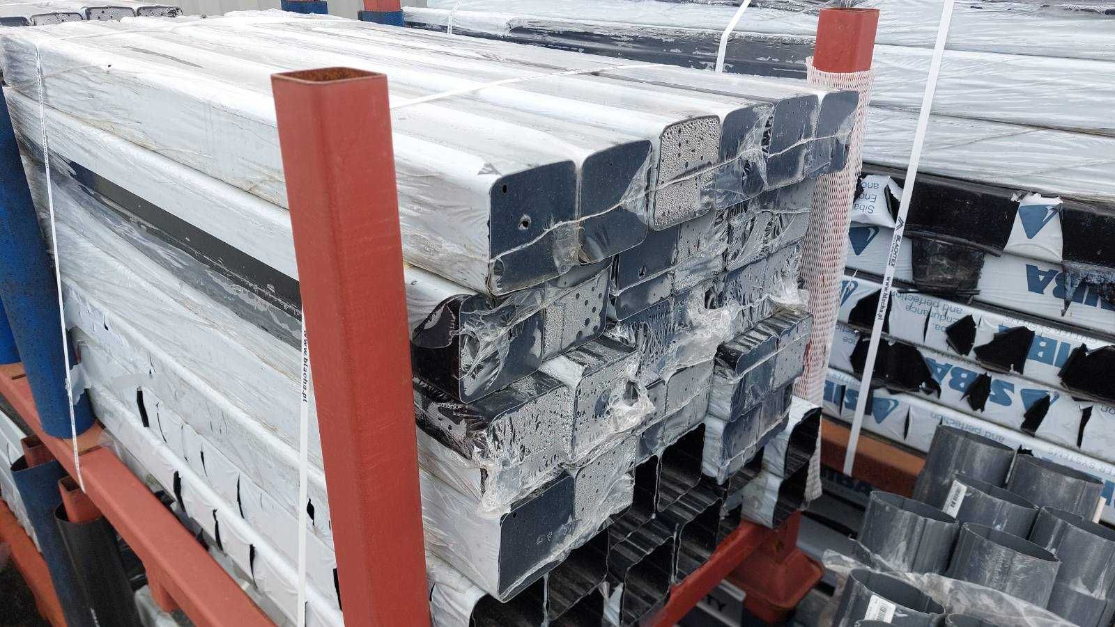 Rynny metalowe głebokie 2 gatunek kolor czarny