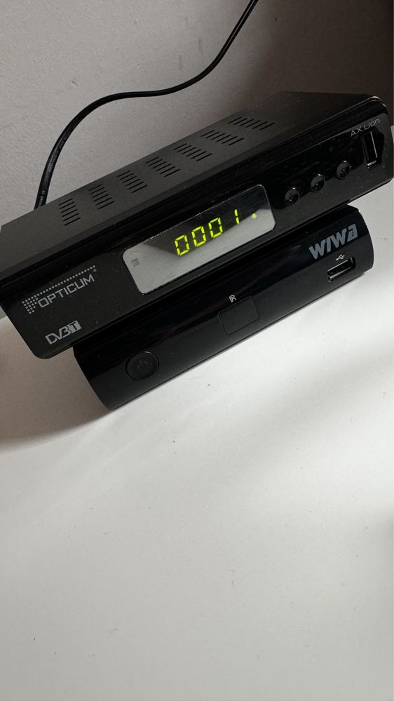 Dekoder DVB-T2 HEVC H.265+Opticum+Wiwa