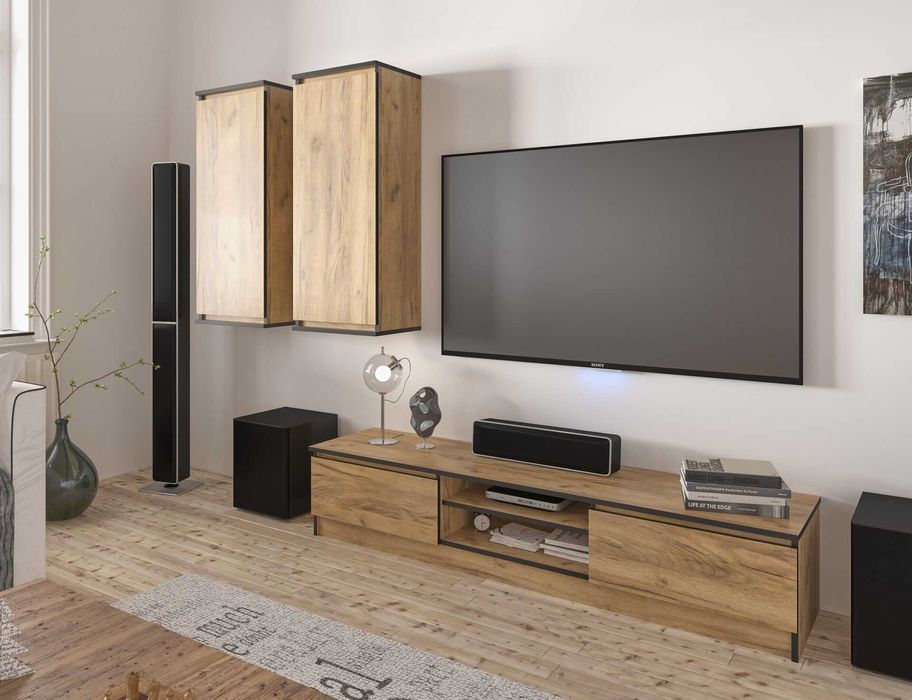 Зі складу шафа з шухлядами біла дуб крафт золотий