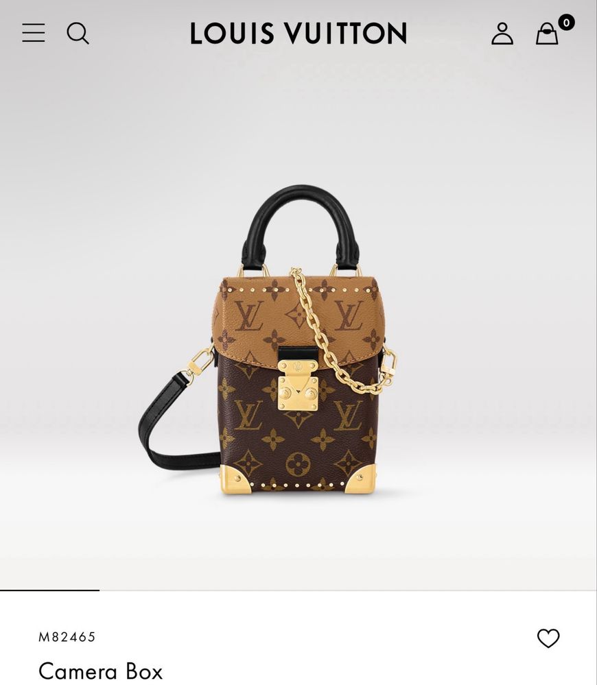 Louis Vuitton torebka Camera Box monogram canvas