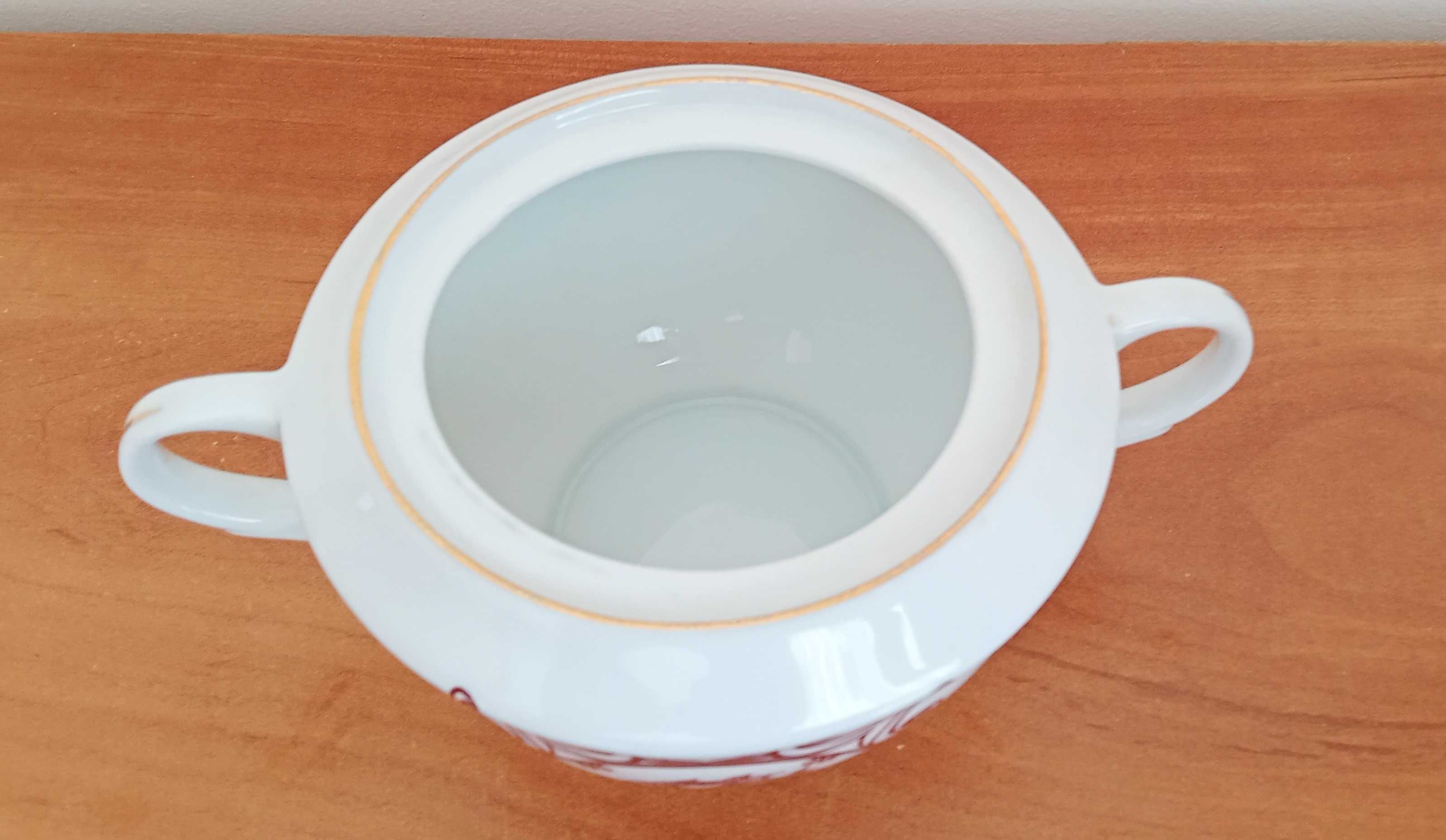 Stara cukierniczka porcelanowa bez przykrywki