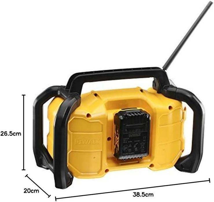Radio budowlane akumulatorowe DAB+ FM Dewalt XR DCR029