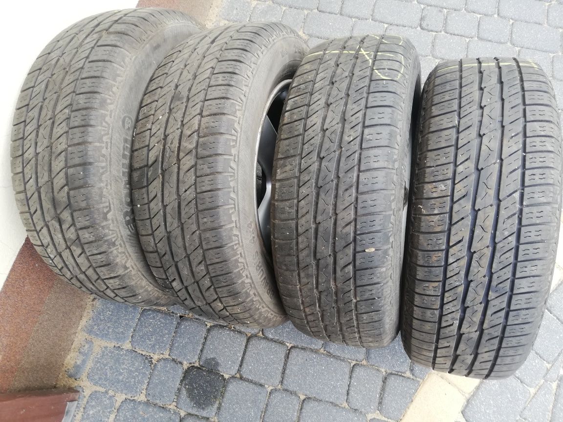 Alufelgi 16", 5x115 z oponami letnimi 4x4