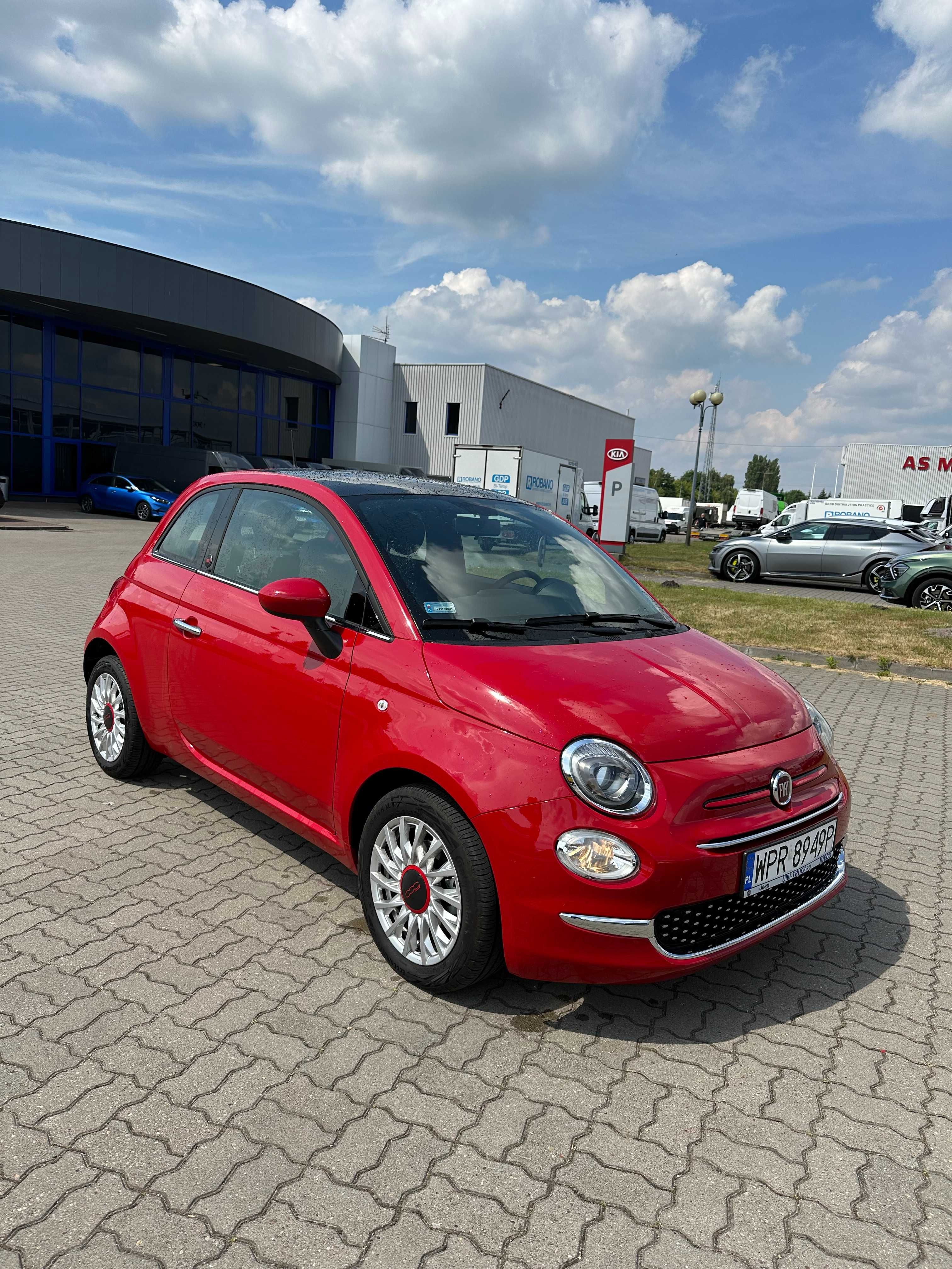 Wynajem samochodu osobowego FIAT 500 1.0 hybrid 70KM rocznik 2022