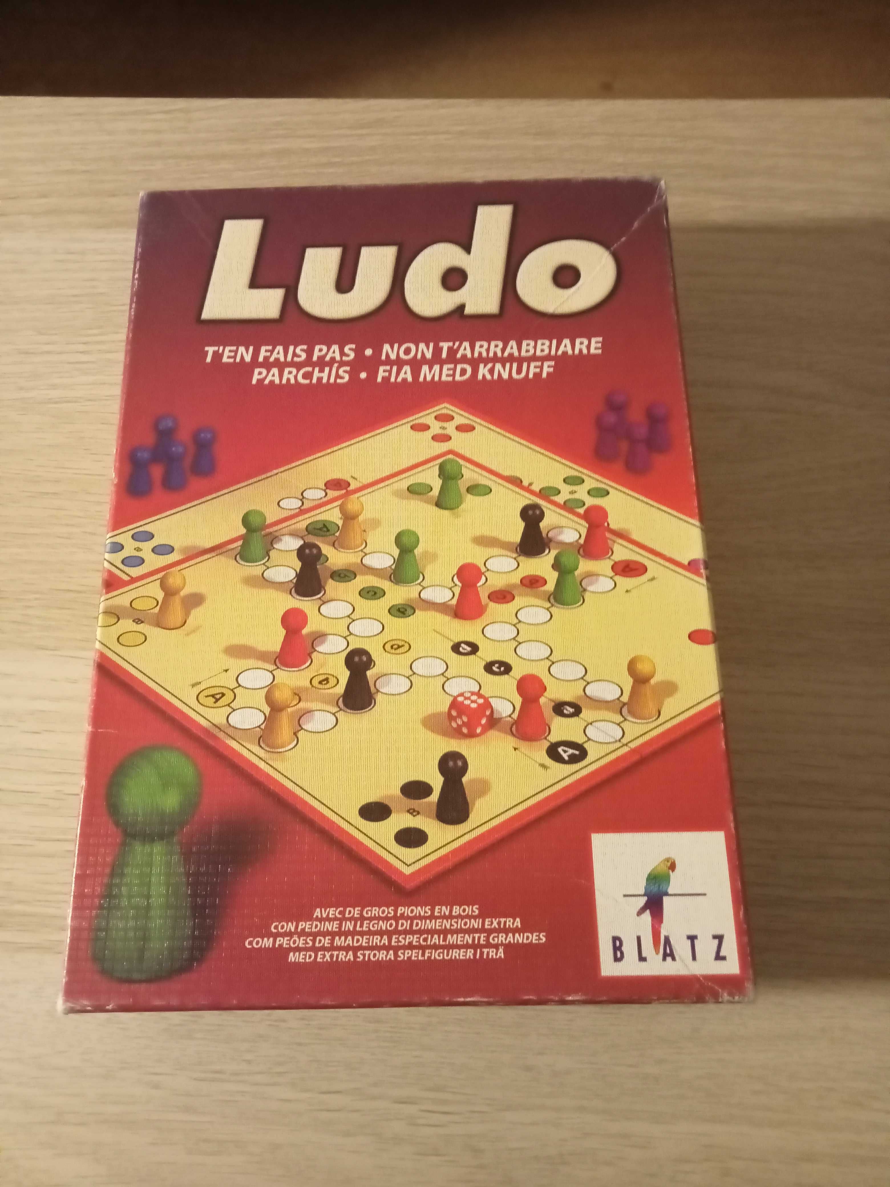 Ludo e Jogo de escada - jogos de tabuleiro