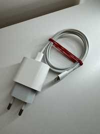 Zestaw oryginalna kostka apple 20W + kabel