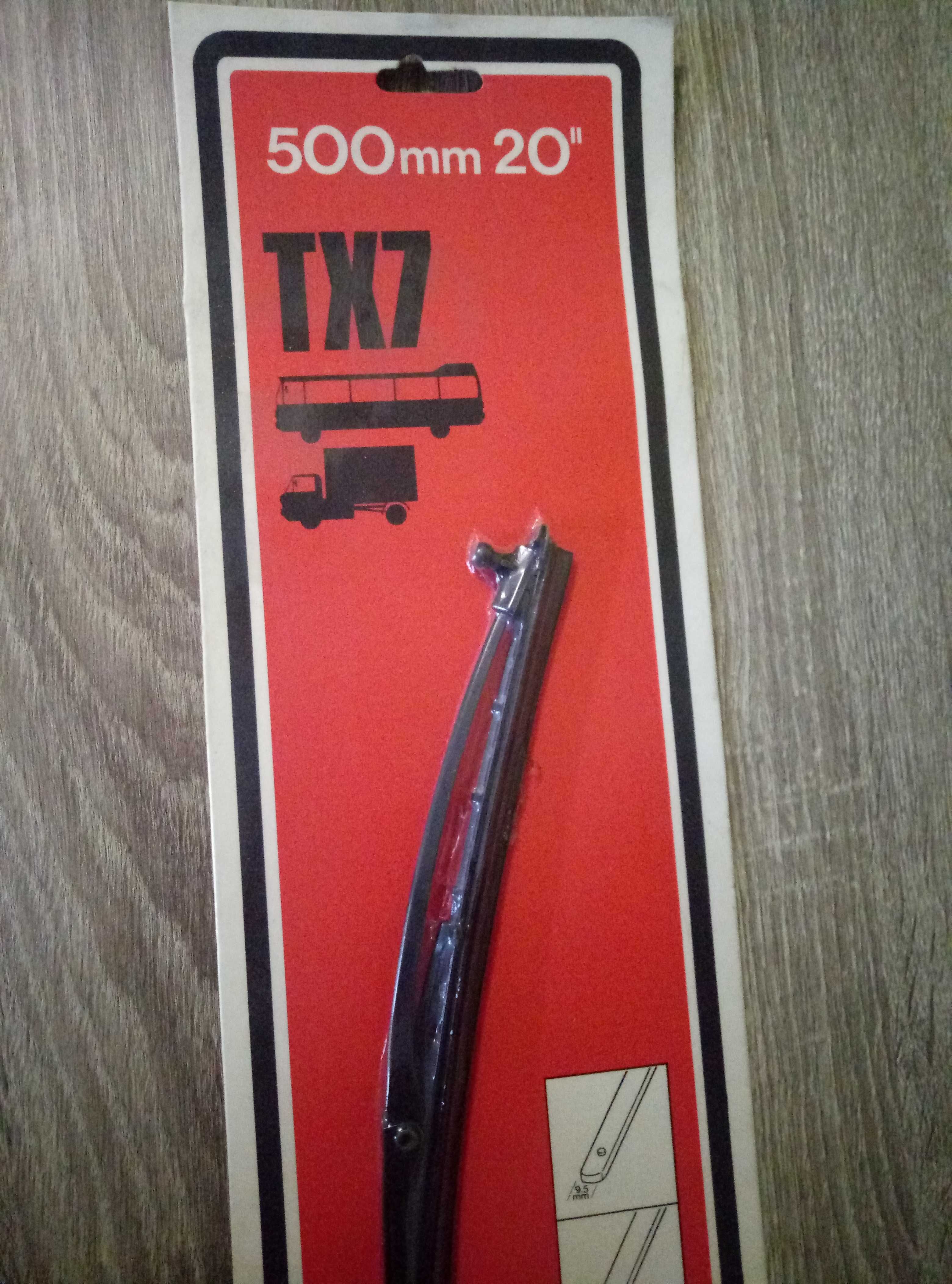 Двірник TRICO TX7 500 мм каркасний (пара) на ричаг шириною 9 и 9,5 мм