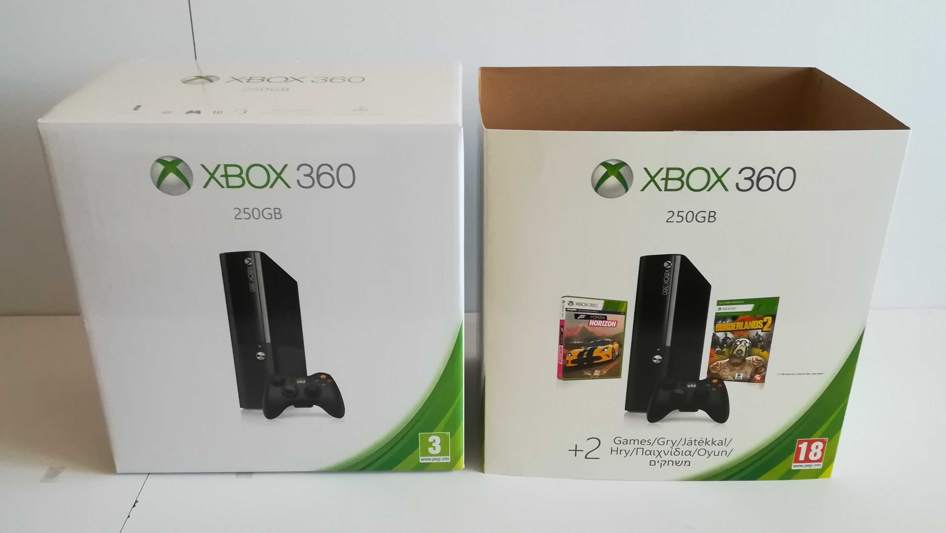 Karton pudełko po konsoli Microsoft XBOX 360 E
