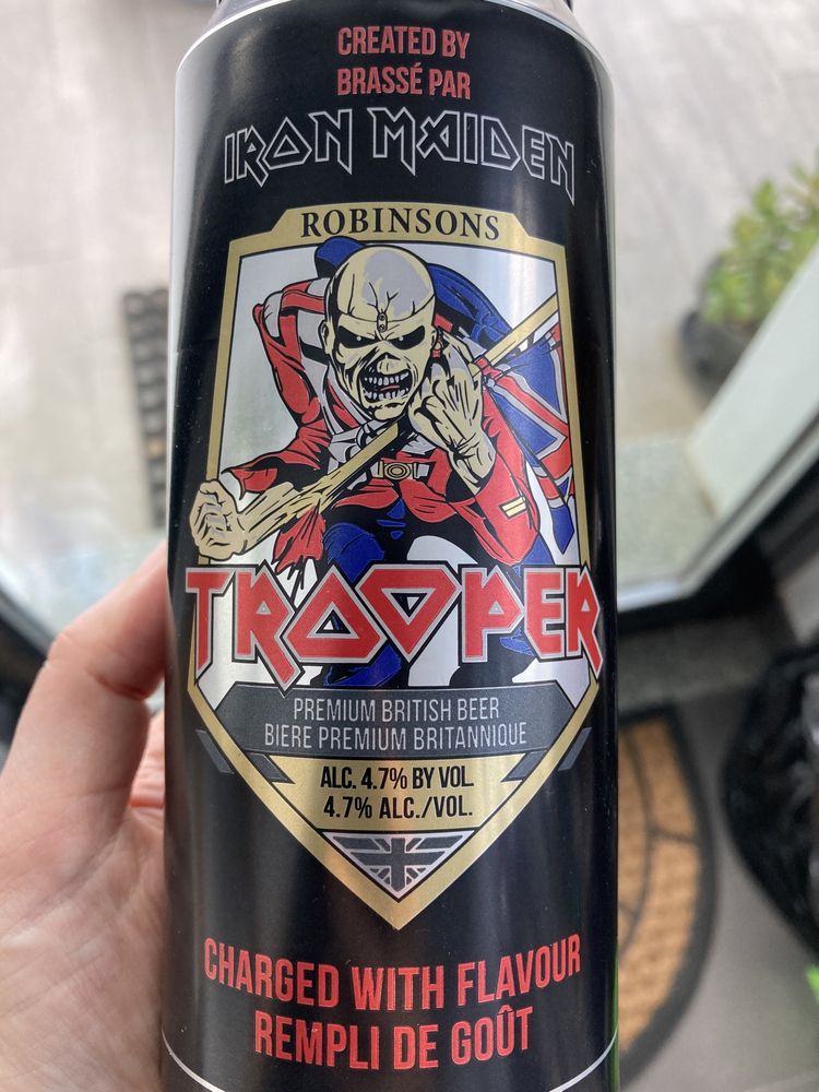 Lata Trooper Iron Maiden coleção