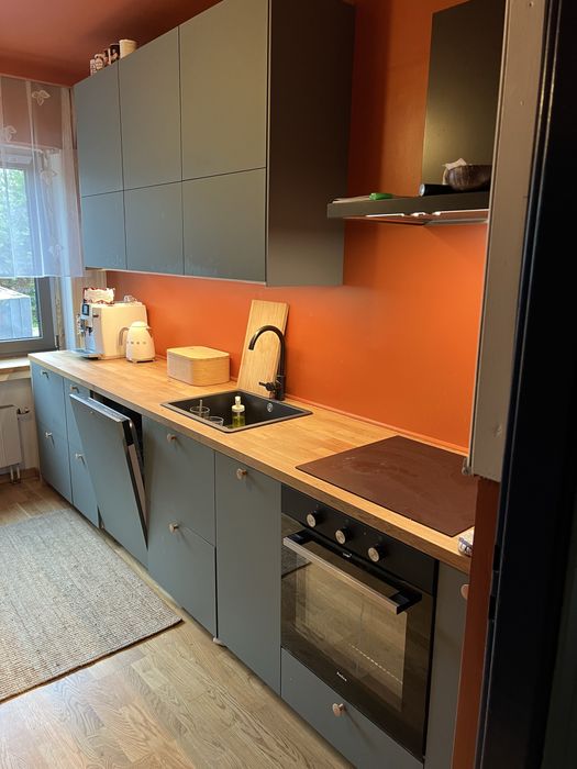 Meble kuchenne zielone 1 rok ikea plus sprzet