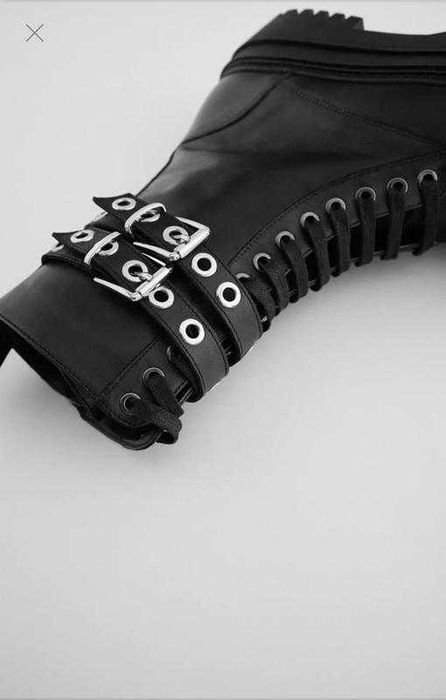Шкіряні черевики zara 36 розмір