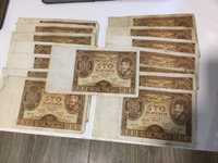 Banknoty 100 pln z lat międzywojennych