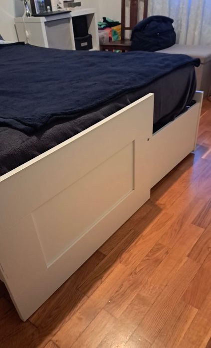 Cama individual/dupla BRIMNES