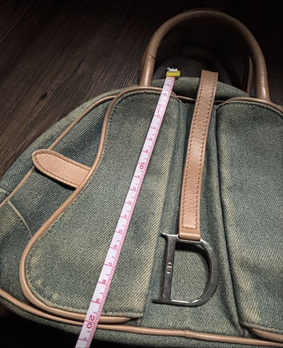 Torba dżinsowo-skorzana Dior
