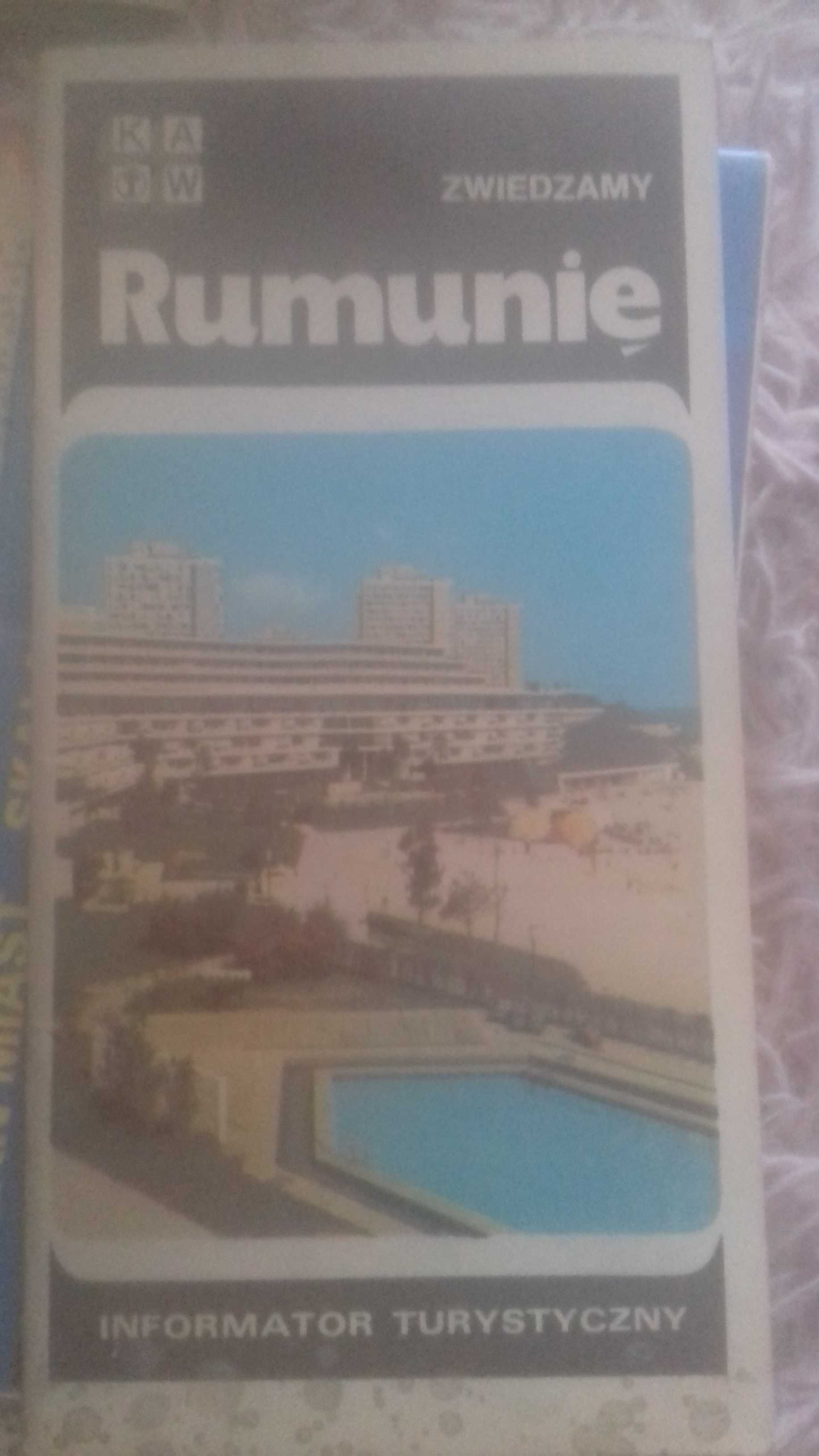 Stary informator turystyczny KAW Zwiedzamy Rumunię 1975
