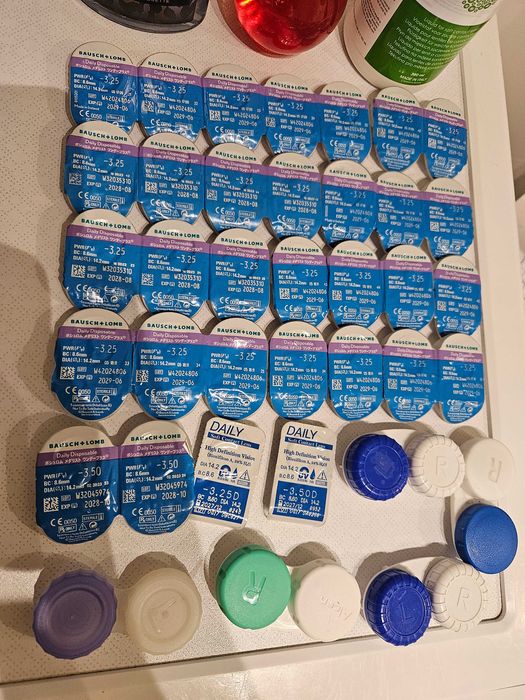 Zestaw soczewek dziennych -3,25