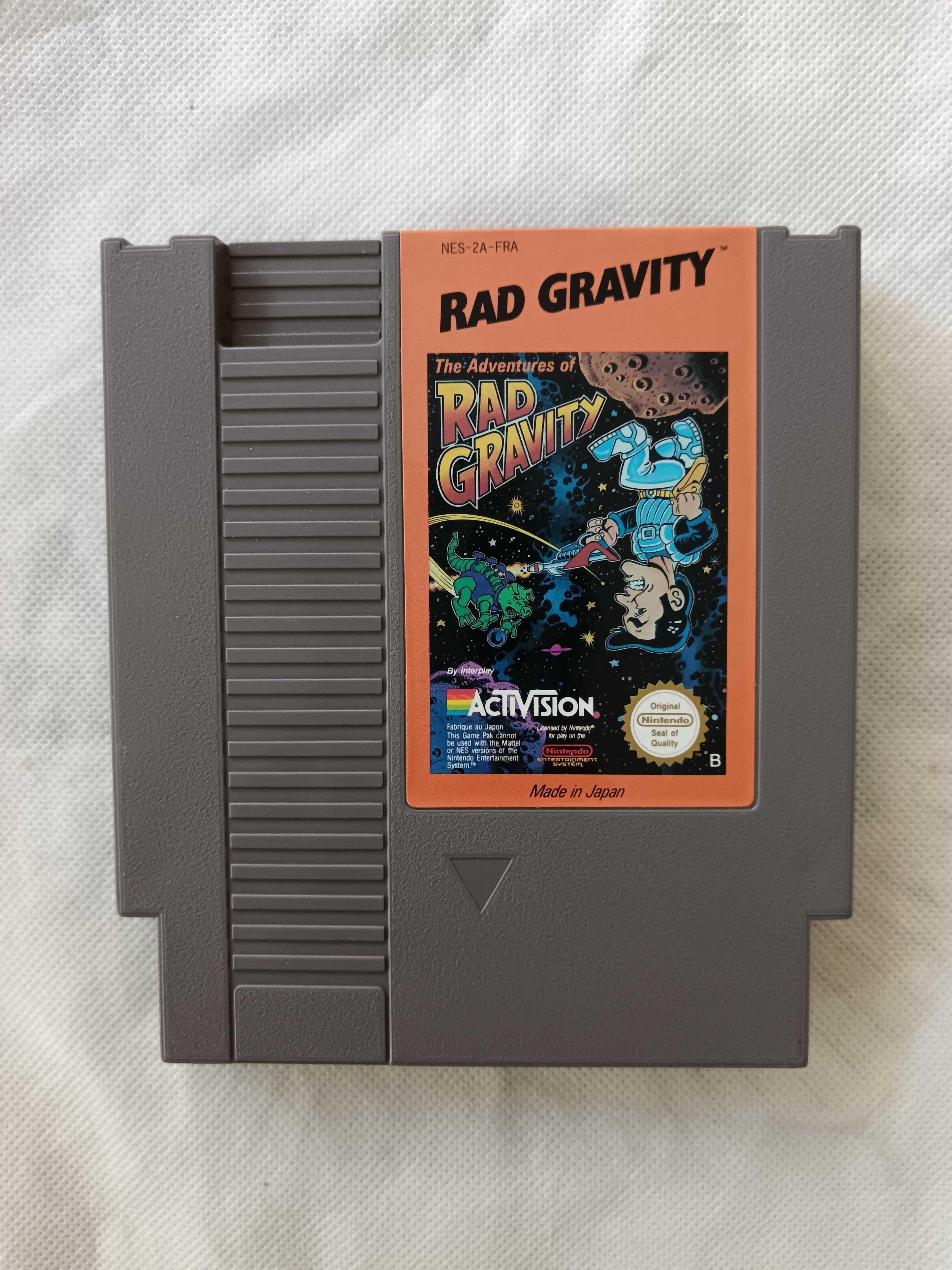 Rad Gravity [NES, 1990] Loose With Nintendo Cover - Authentic
