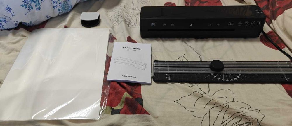 ламинатор офисный формата А4, горячий и холодный