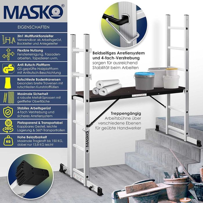 Rusztowanie budowlane Masko / drabina / platforma / konstrukcja !4346!