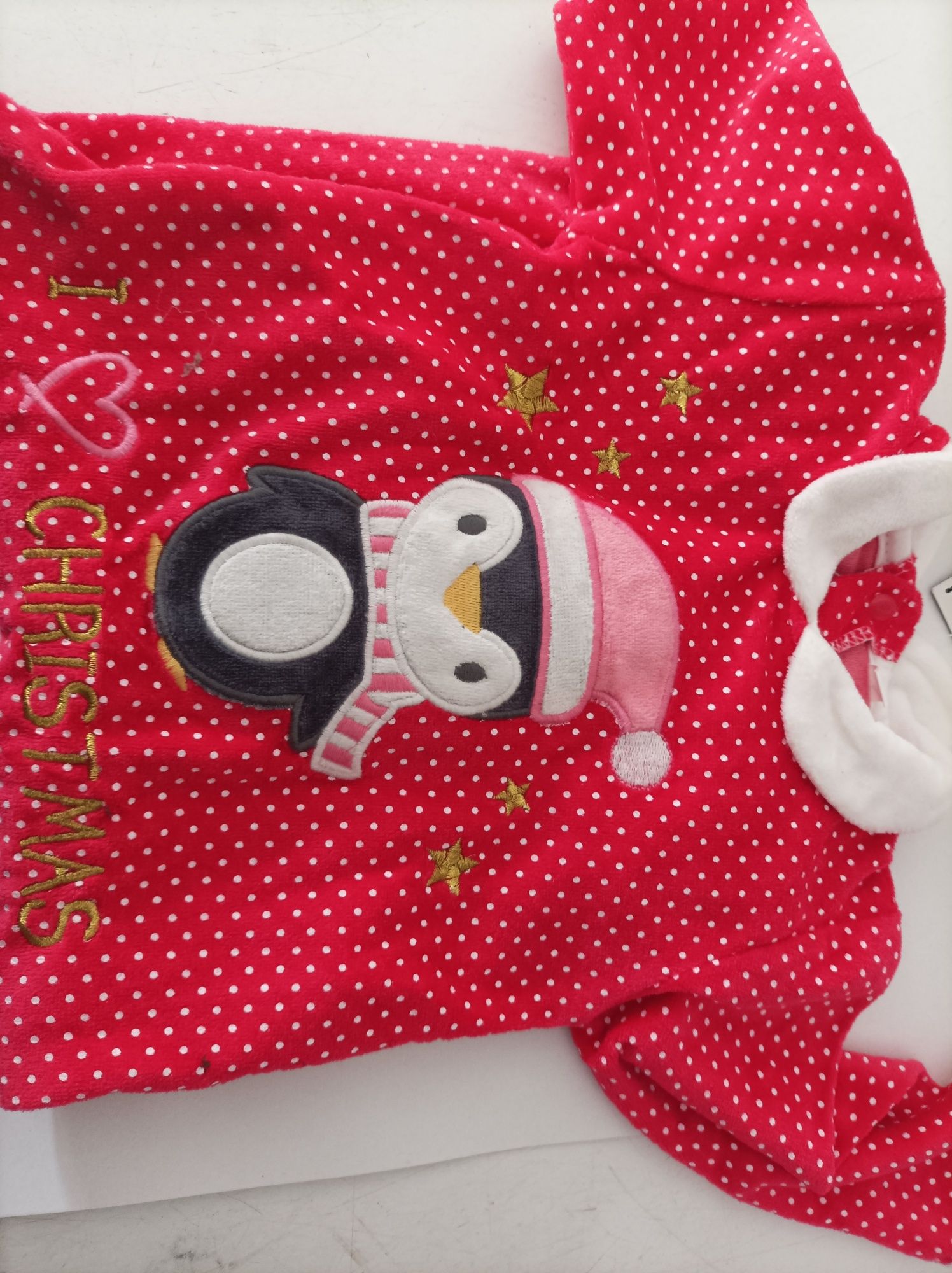 Babygrow alusivo ao Natal 12 meses -Novo