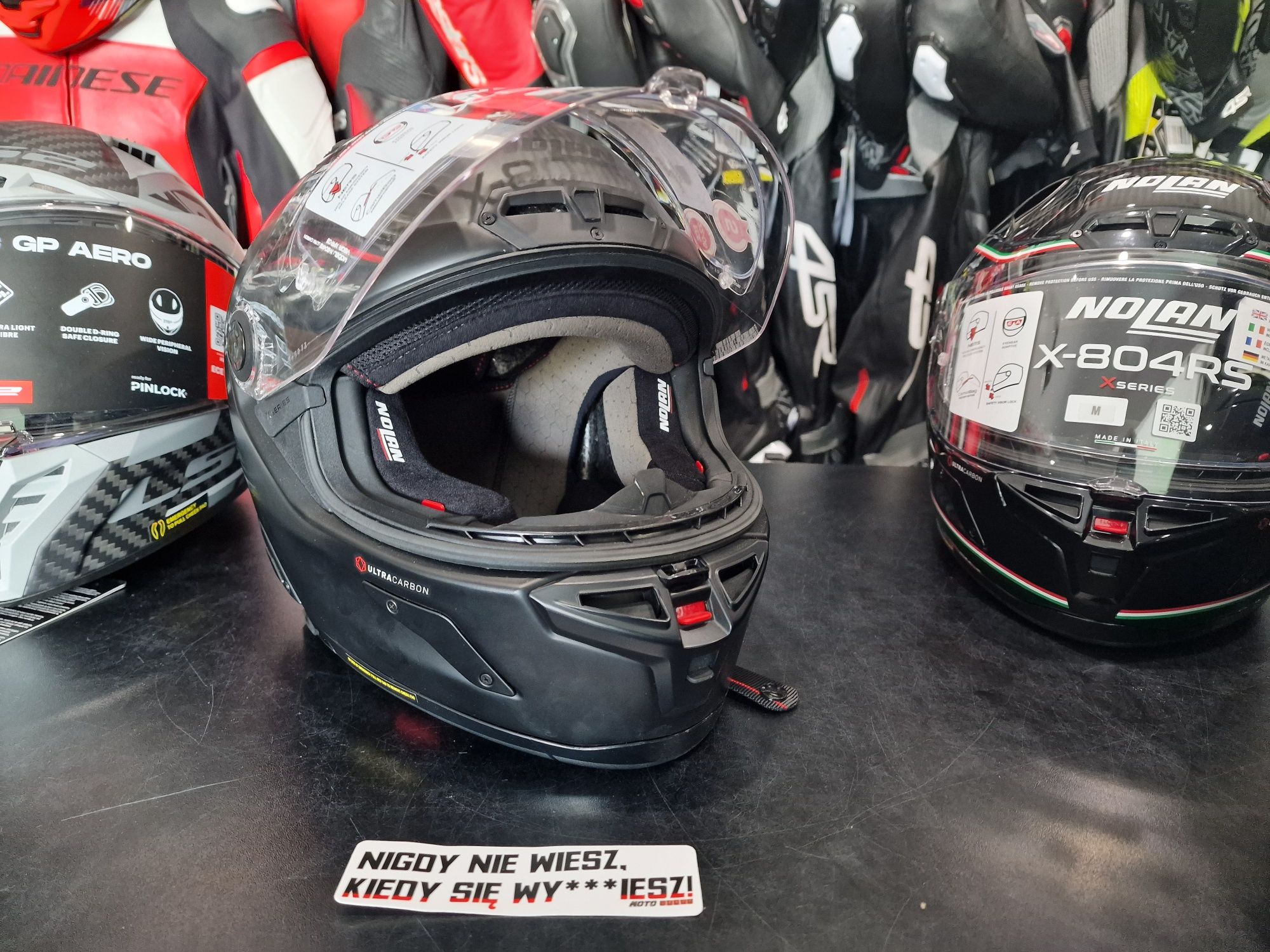 MotoSzafa Kask NOLAN X-804 RS ULTRA CARBON PURO GLOSSY !gratisy!