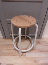 hoker  / stołek barowy metalowy drewniany